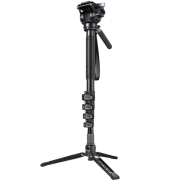SmallRig 6624 - profesjonalny monopod Alu z głowicą video i podstawą (5-sekcyjny, 64-170cm)